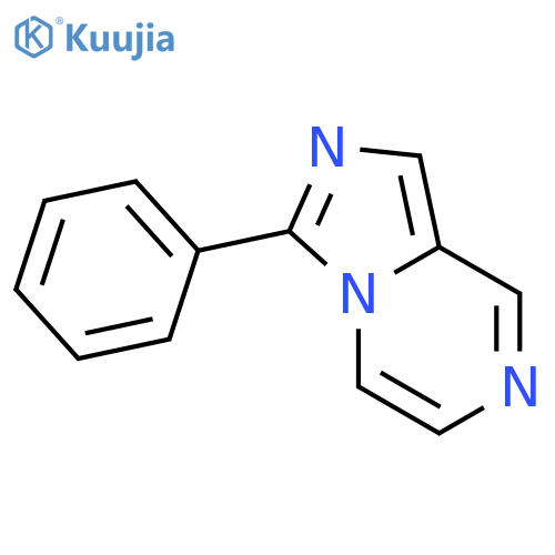 Imidazo[1,5-a]pyrazine,3-phenyl- structure