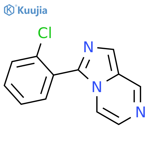 Imidazo[1,5-a]pyrazine,3-(2-chlorophenyl)- structure