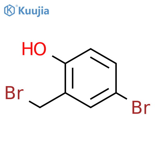 4-bromo-2-(bromomethyl)phenol structure
