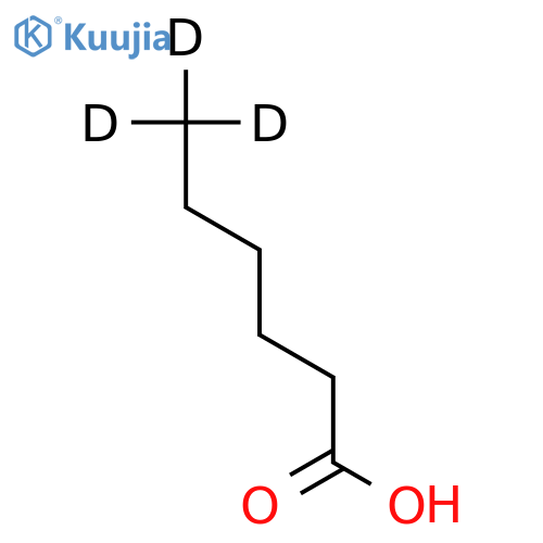 Hexanoic acid-d structure