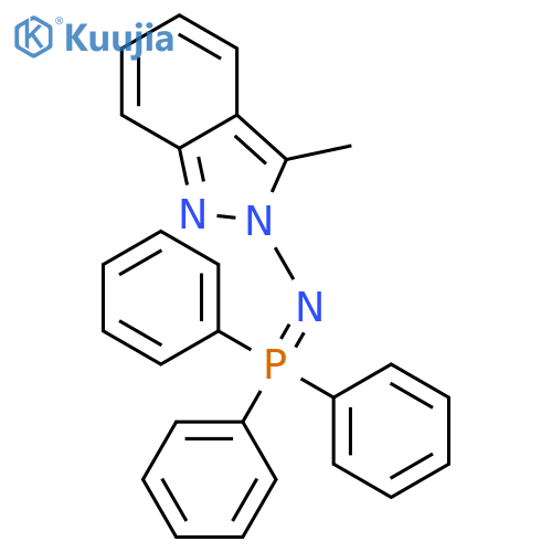 2H-INDAZOL-2-AMINE, 3-METHYL-N-(TRIPHENYLPHOSPHORANYLIDENE)- structure
