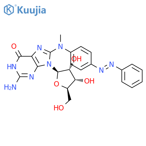 Guanosine, 8-[methyl[4-(phenylazo)phenyl]amino]- structure