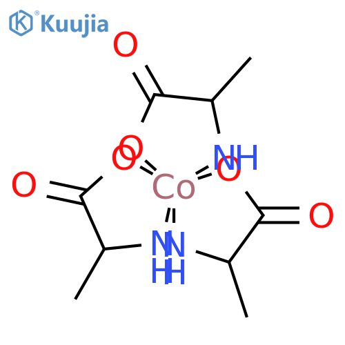 Cobalt,tris(L-alaninato-kN,kO)-, (OC-6-21)- (9CI) structure