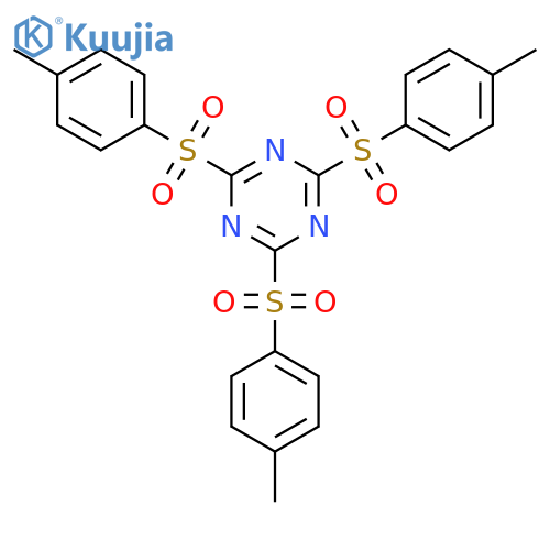 1,3,5-TRIAZINE, 2,4,6-TRIS[(4-METHYLPHENYL)SULFONYL]- structure