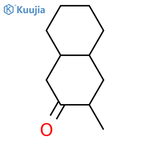 2(1H)-Naphthalenone, octahydro-3-methyl-, (3α,4aβ,8aα)- (9CI) structure