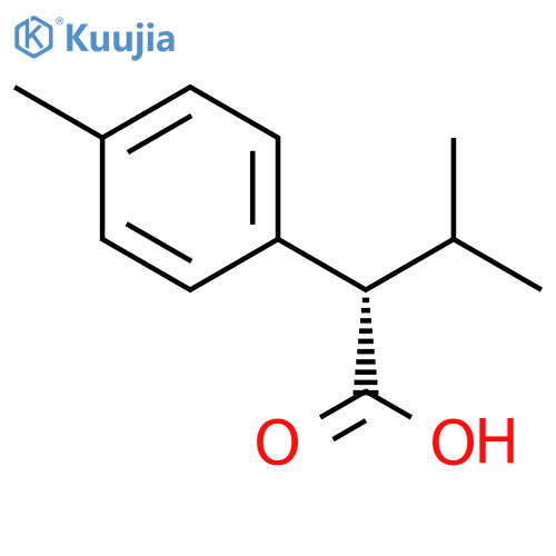 (S)-(+)-2-ISOPROPYL-2-(4-METHYLPHENYL)ACETIC ACID structure