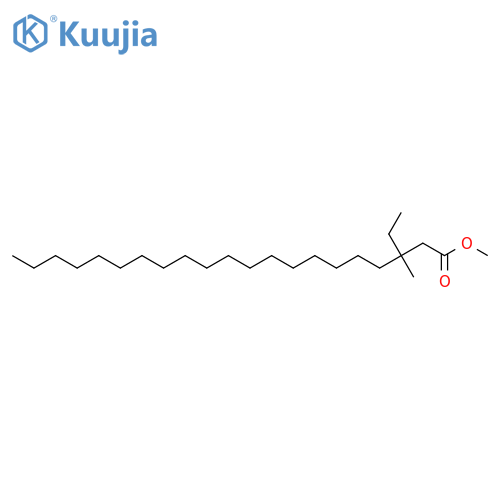 Methyl 3-ethyl-3-methylhenicosanoate structure