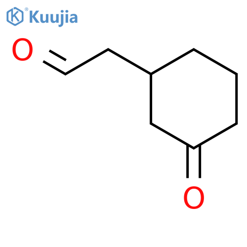 CYCLOHEXANEACETALDEHYDE, 3-OXO- structure