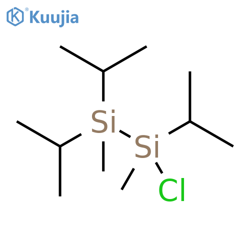 Disilane, 1-chloro-1,2-dimethyl-1,2,2-tris(1-methylethyl)- structure