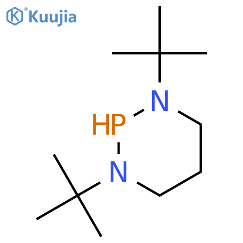 1,3,2-Diazaphosphorine, 1,3-bis(1,1-dimethylethyl)hexahydro- structure