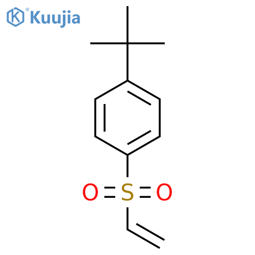 1-tert-butyl-4-(ethenesulfonyl)benzene structure