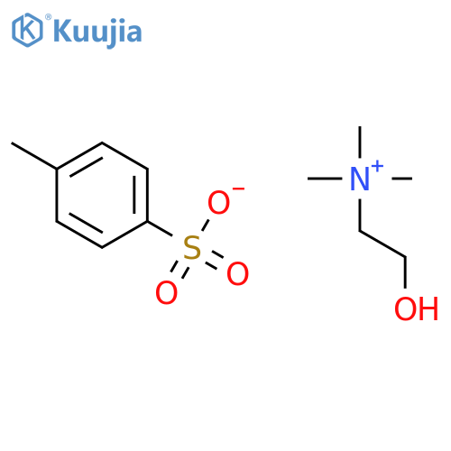 Choline p-Toluenesulfonate Salt structure