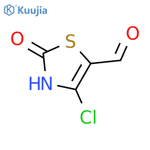 4-chloro-2-oxo-3H-1,3-thiazole-5-carbaldehyde structure