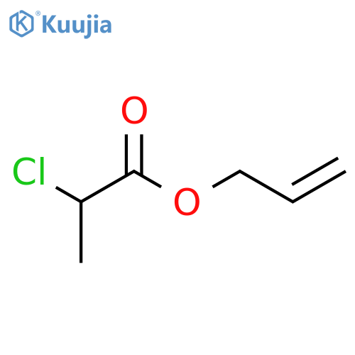 Propanoic acid,2-chloro-, 2-propen-1-yl ester structure
