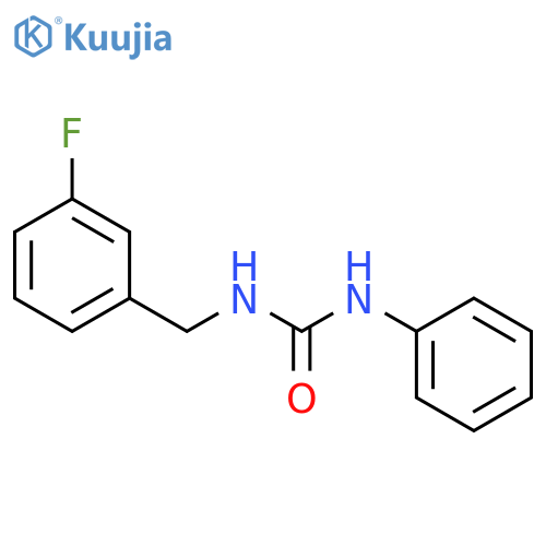 Urea, N-[(3-fluorophenyl)methyl]-N'-phenyl- structure