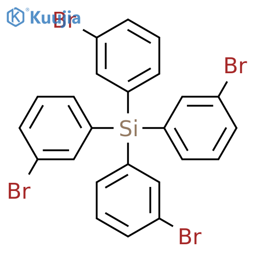 1,1',1'',1'''-SILANETETRAYLTETRAKIS[3-BROMOBENZENE] structure
