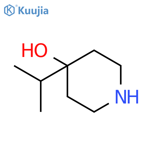 4-(propan-2-yl)piperidin-4-ol structure