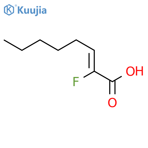 2-Octenoic acid, 2-fluoro-, (Z)- structure