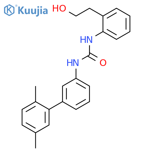 Urea, N-(2',5'-dimethyl[1,1'-biphenyl]-3-yl)-N'-[2-(2-hydroxyethyl)phenyl]- structure