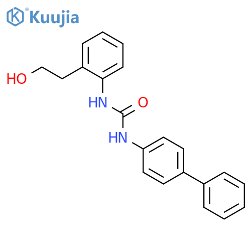 Urea, N-[1,1'-biphenyl]-4-yl-N'-[2-(2-hydroxyethyl)phenyl]- structure