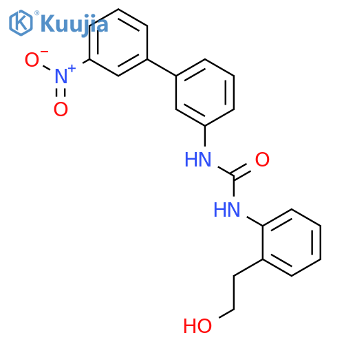 UREA, N-[2-(2-HYDROXYETHYL)PHENYL]-N'-(3'-NITRO[1,1'-BIPHENYL]-3-YL)- structure