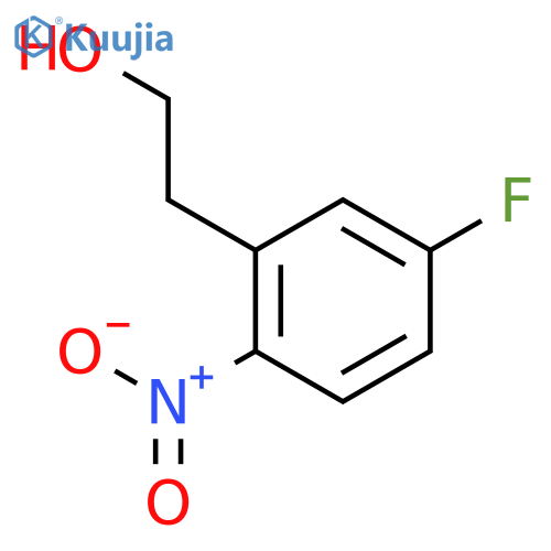 2-(5-fluoro-2-nitrophenyl)ethan-1-ol structure