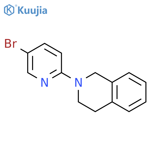 2-(5-Bromo-2-pyridinyl)-1,2,3,4-tetrahydroisoquinoline structure