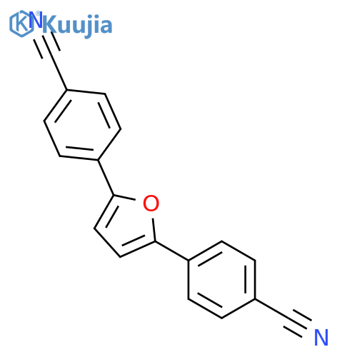 4,4'-(2,5-Furandiyl)bis-benzonitrile structure