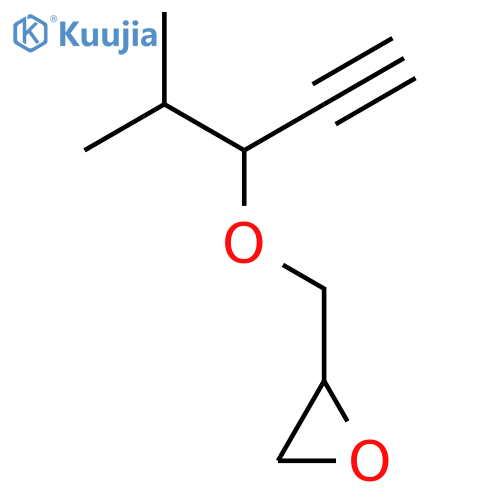 Oxirane, [[[1-(1-methylethyl)-2-propynyl]oxy]methyl]- structure
