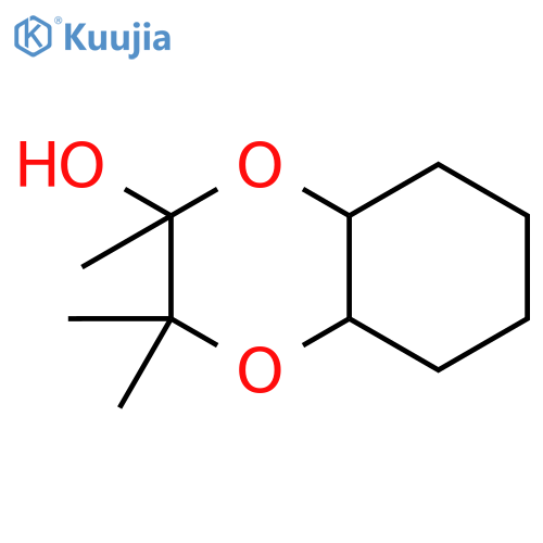 1,4-BENZODIOXIN-2-OL, OCTAHYDRO-2,3,3-TRIMETHYL- structure