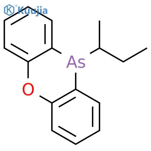 10H-Phenoxarsine, 10-(1-methylpropyl)- structure
