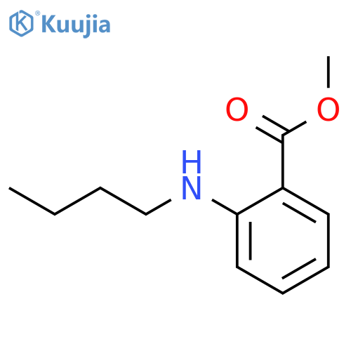 BENZOIC ACID, 2-(BUTYLAMINO)-, METHYL ESTER structure
