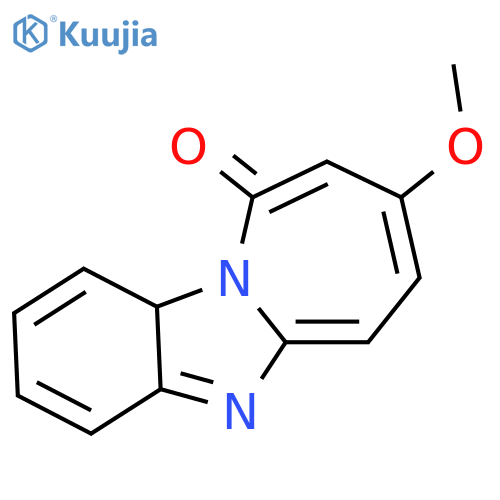 10H-AZEPINO[1,2-A]BENZIMIDAZOL-10-ONE, 8-METHOXY- structure