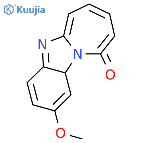 10H-AZEPINO[1,2-A]BENZIMIDAZOL-10-ONE, 2-METHOXY- structure
