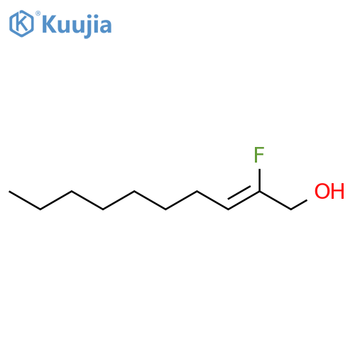 2-DECEN-1-OL, 2-FLUORO- structure