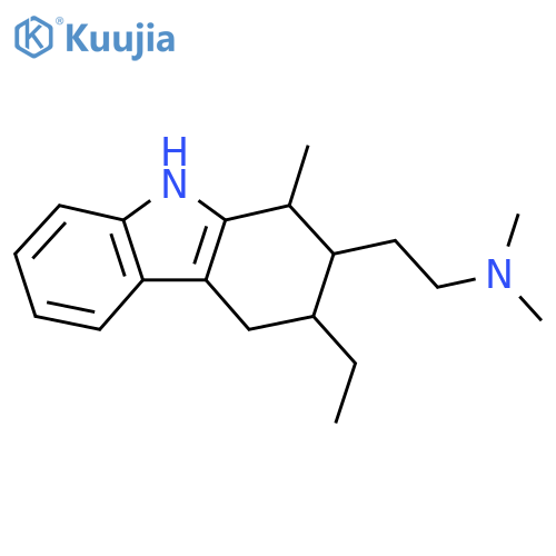 1H-Carbazole-2-ethanamine, 3-ethyl-2,3,4,9-tetrahydro-N,N,1-trimethyl- structure