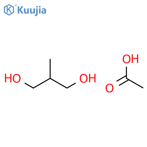 1,3-Propanediol, 2-methyl-, monoacetate structure