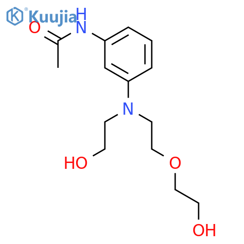 n-(3-((2-(2-hydroxyethoxy)ethyl)(2-hydroxyethyl)amino)phenyl)acetamide structure