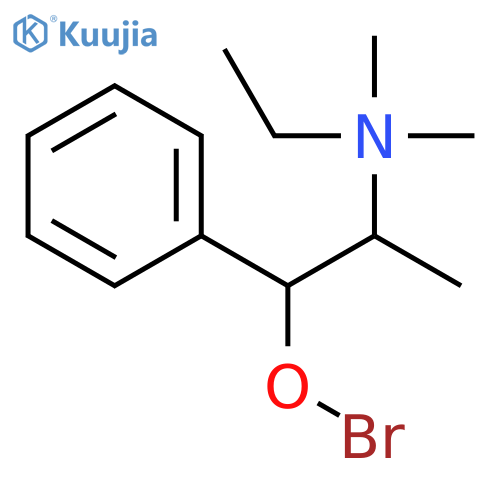 (-)-N-Methyl-N-ethylephedrine bromide structure