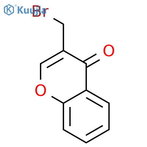 4H-1-BENZOPYRAN-4-ONE, 3-(BROMOMETHYL)- structure