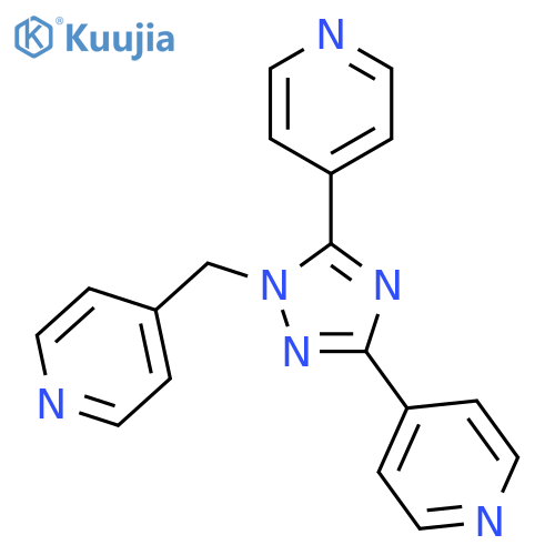 4,4'-[1-(4-Pyridinylmethyl)-1H-1,2,4-triazole-3,5-diyl]dipyridine structure
