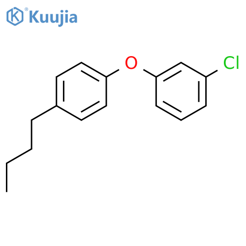 Benzene,butylchlorophenoxy- (9CI) structure