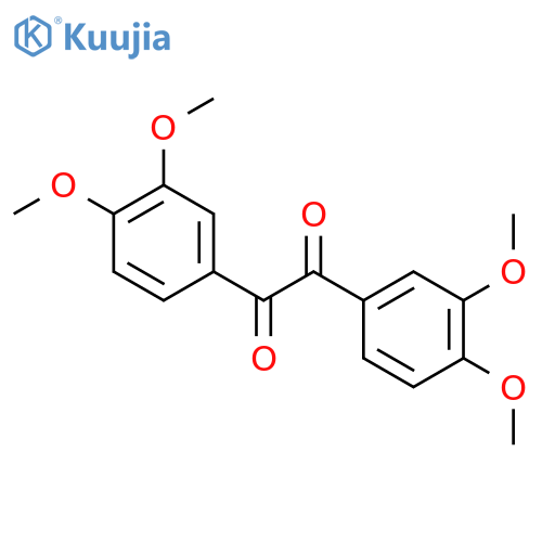 1,2-Ethanedione,1,2-bis(3,4-dimethoxyphenyl)- structure