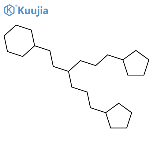 [6-cyclopentyl-3-(3-cyclopentylpropyl)hexyl]cyclohexane structure