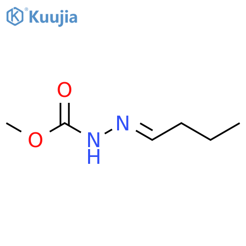 2-Butylidenehydrazine-1-carboxylic acid methyl ester structure