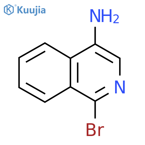 1-Bromoisoquinolin-4-amine structure