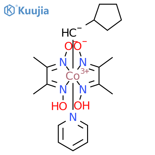 Cobalt(2+);methanidylcyclopentane;n-[(z)-3-nitrosobut-2-en-2-yl]hydroxylamine;piperidin-1-ide structure