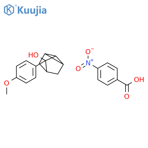 Tricyclo[2.2.1.02,6]heptan-3-ol, 3-(4-methoxyphenyl)-, 4-nitrobenzoate structure