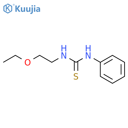 Thiourea, N-(2-ethoxyethyl)-N'-phenyl- structure
