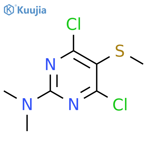 2-Pyrimidinamine, 4,6-dichloro-N,N-dimethyl-5-(methylthio)- structure